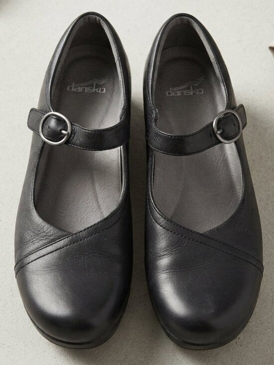 Dansko Shoes - Dansko Fawna Black Milled Nappa Leather Mary Jane Shoes Size 41 (US 10.5-11)